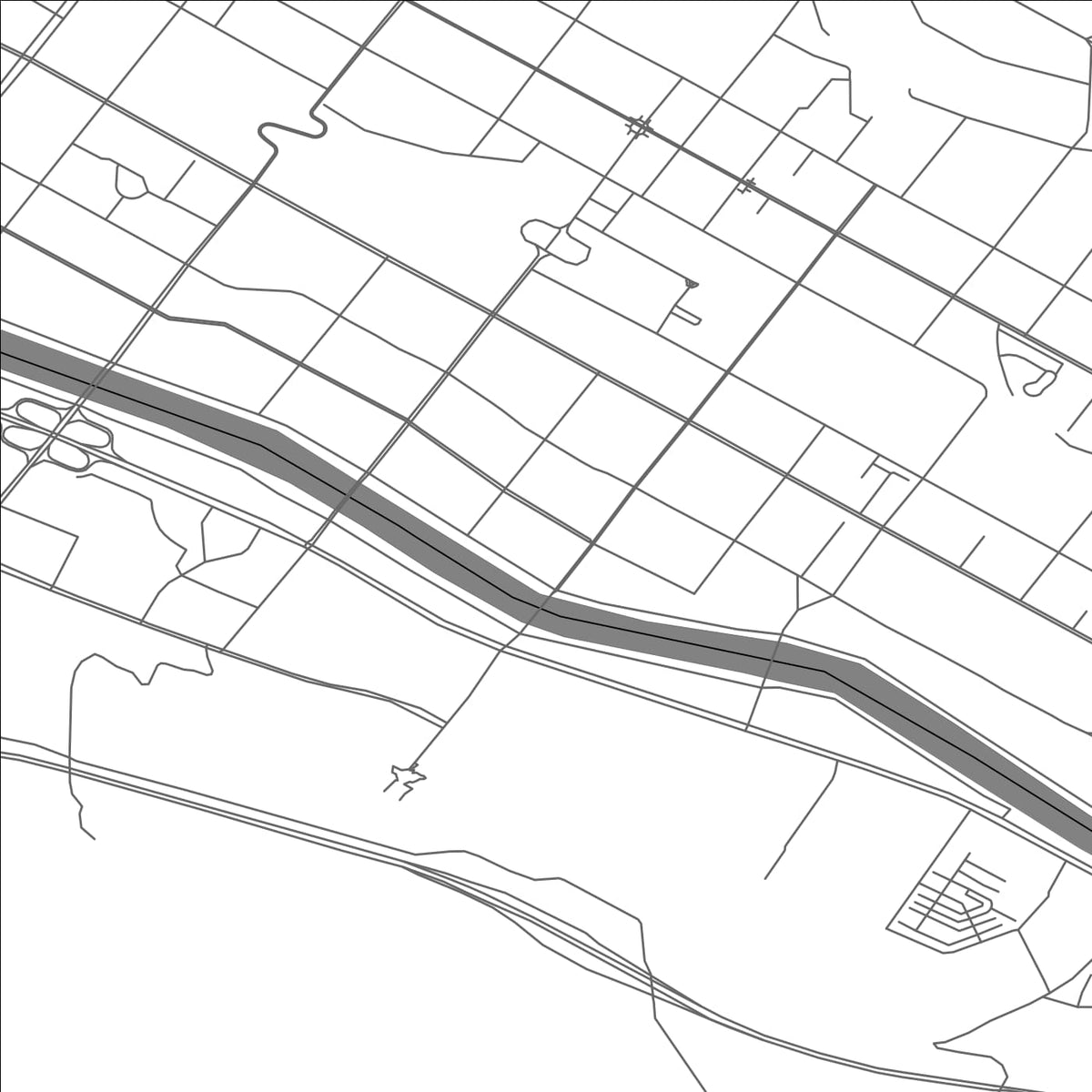 ROAD MAP OF SANMENXIA, CHINA BY MAPBAKES