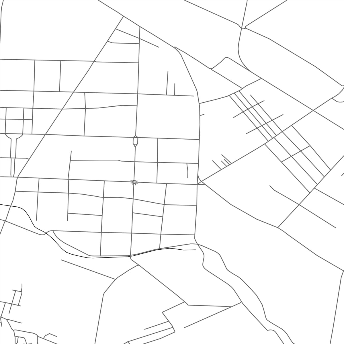 ROAD MAP OF SHANDAN, CHINA BY MAPBAKES