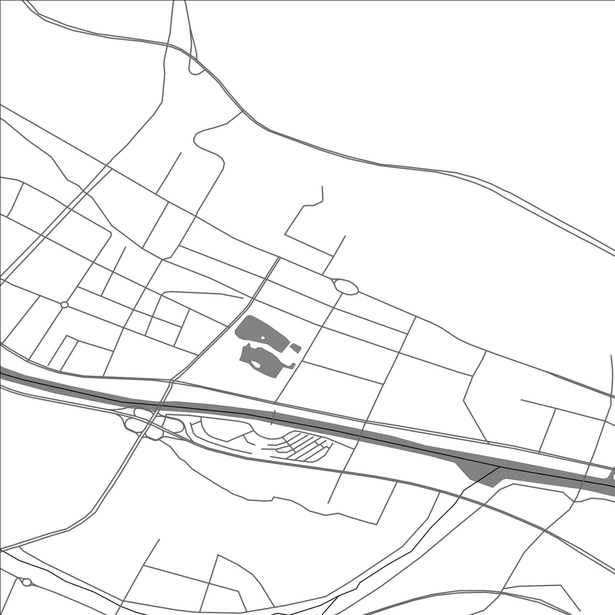 ROAD MAP OF SHANGLUO, CHINA BY MAPBAKES