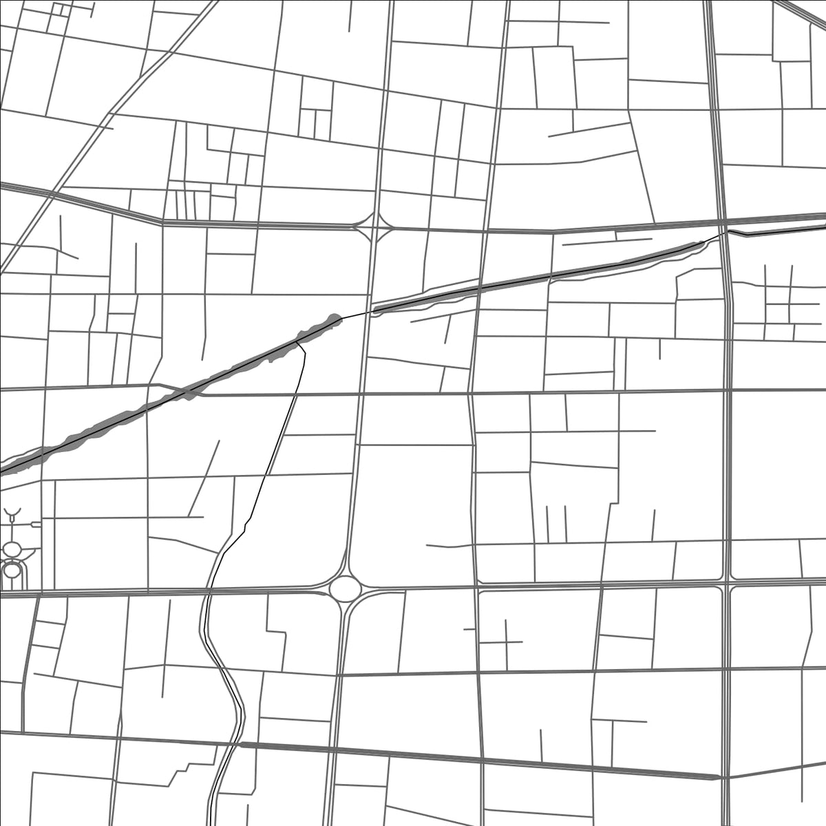 ROAD MAP OF SHANGQIU, CHINA BY MAPBAKES