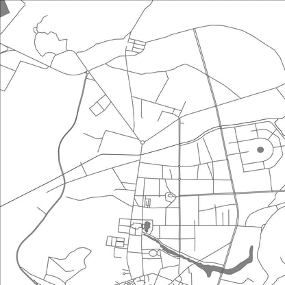 ROAD MAP OF SHANGRI-LA, CHINA BY MAPBAKES