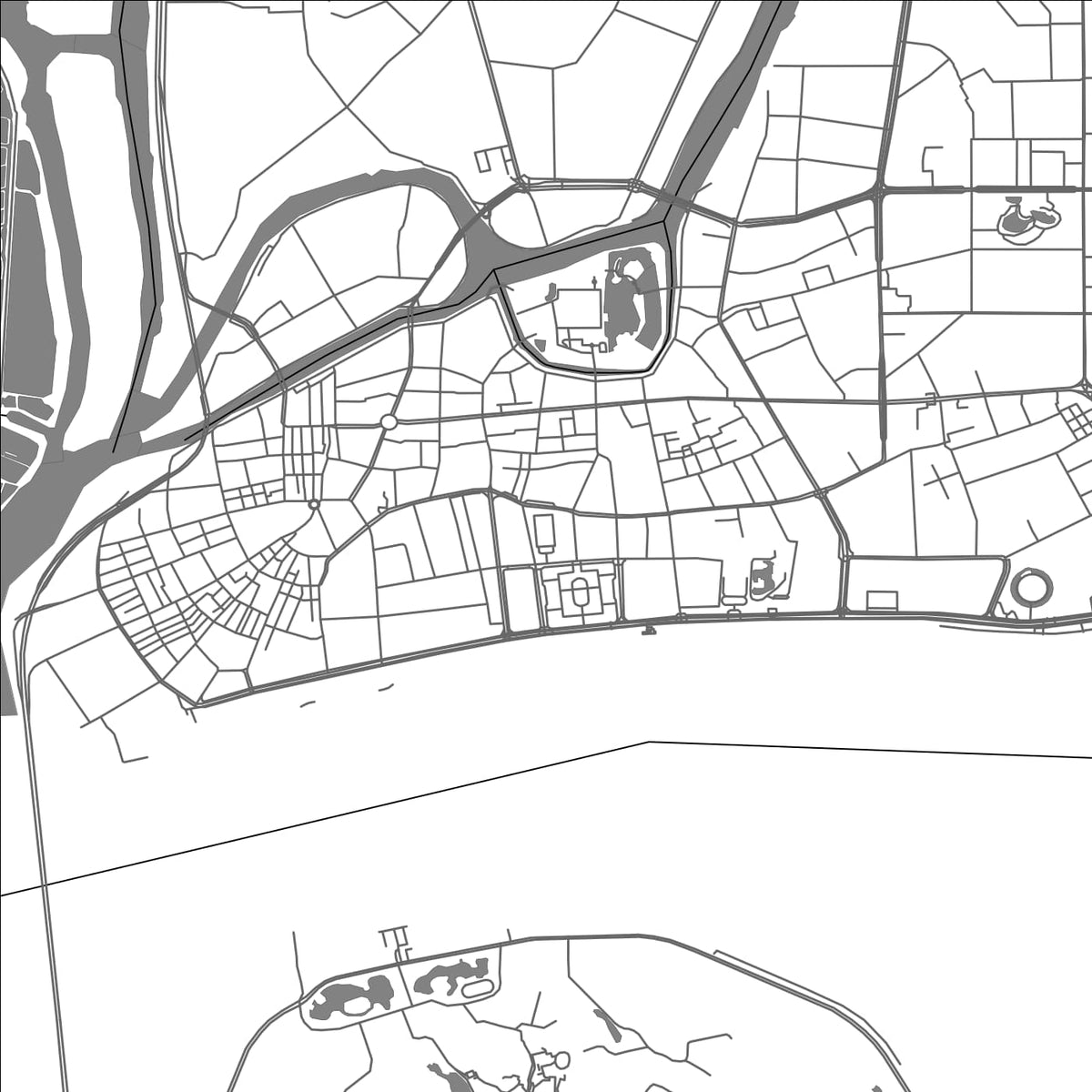 ROAD MAP OF SHANTOU, CHINA BY MAPBAKES