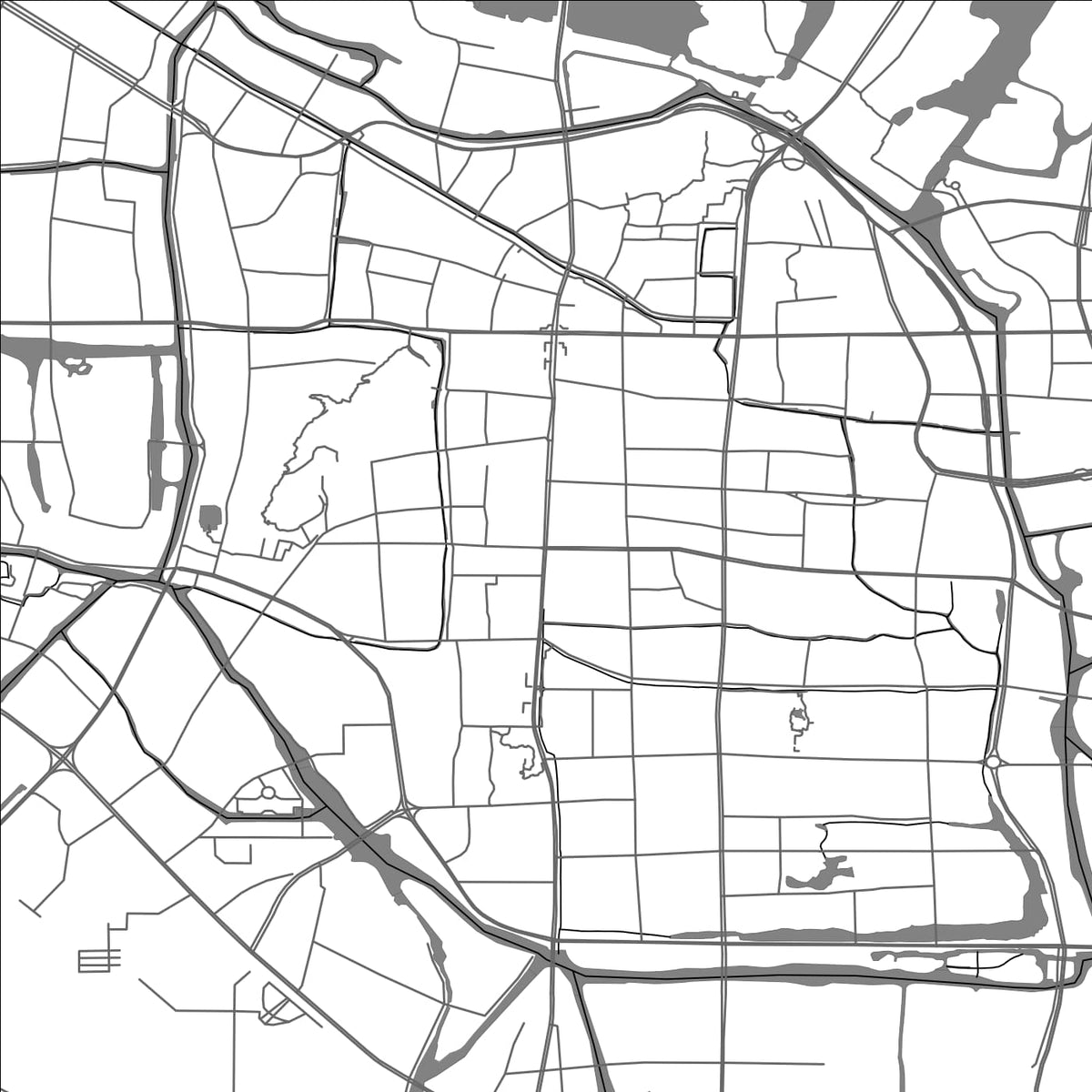 ROAD MAP OF SHAOXING, CHINA BY MAPBAKES
