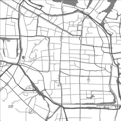 ROAD MAP OF SHAOXING, CHINA BY MAPBAKES