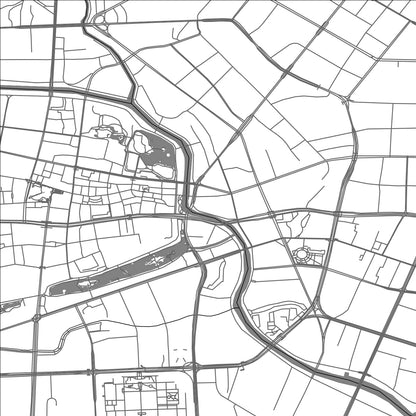 ROAD MAP OF SHENGLILU, CHINA BY MAPBAKES