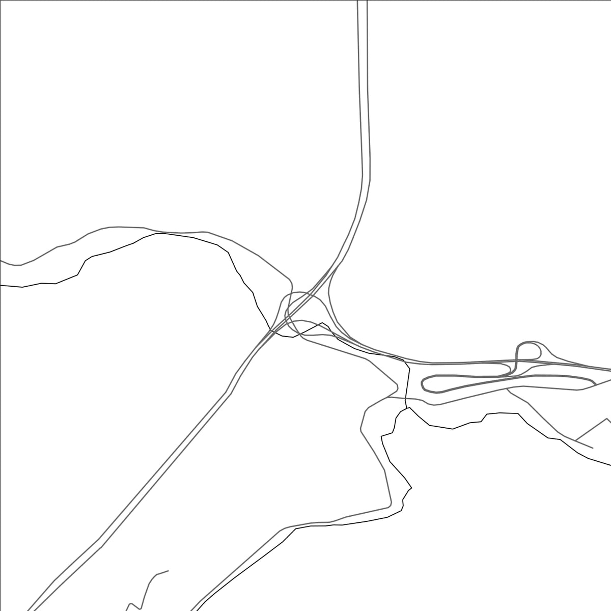ROAD MAP OF SHIBUZI, CHINA BY MAPBAKES