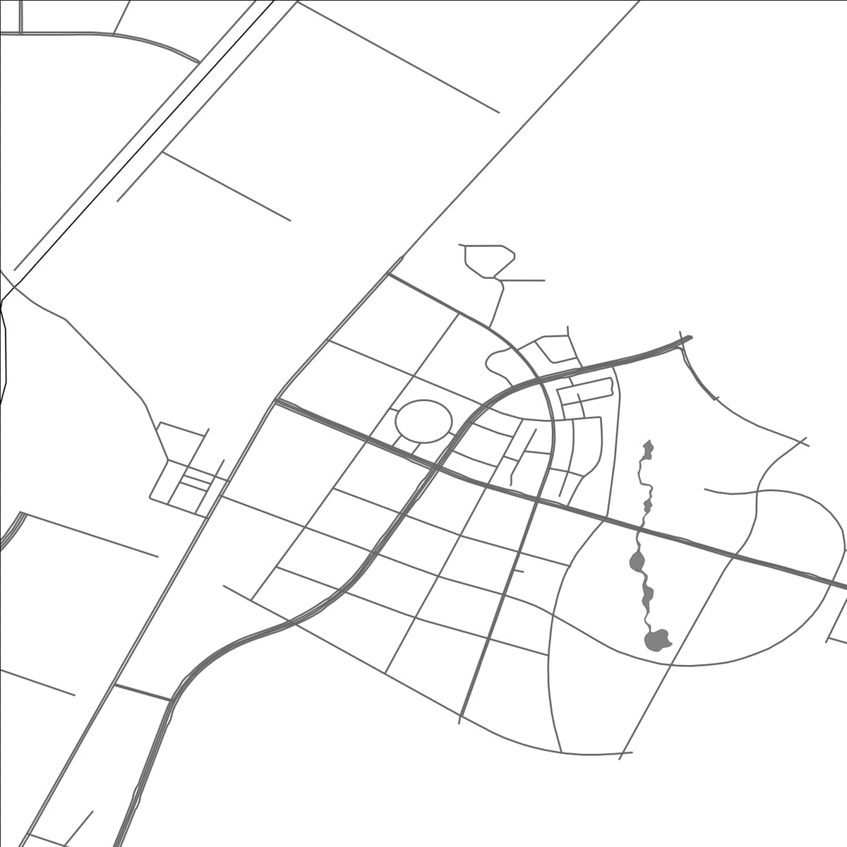 ROAD MAP OF SHIGUAI, CHINA BY MAPBAKES