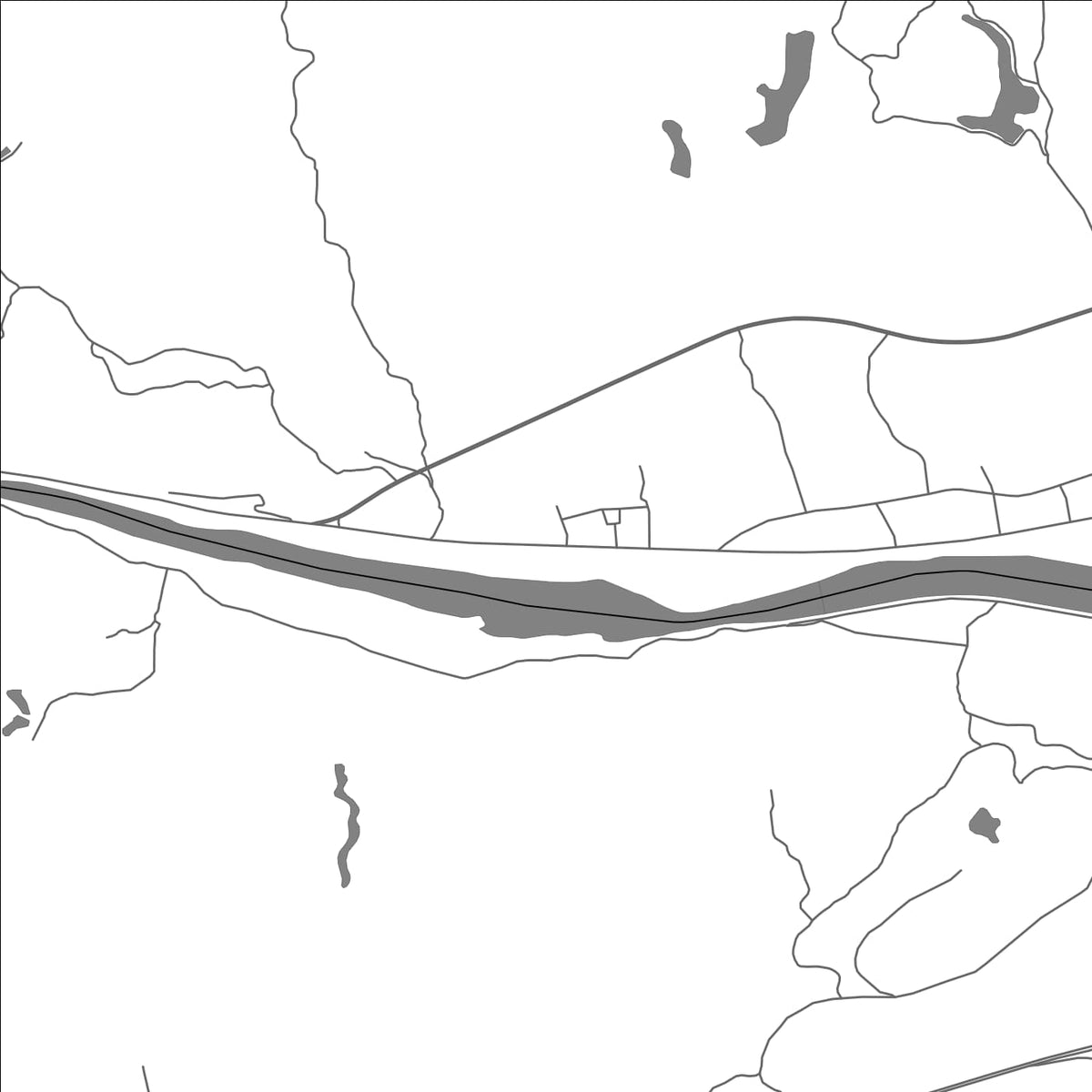 ROAD MAP OF SHILI, CHINA BY MAPBAKES