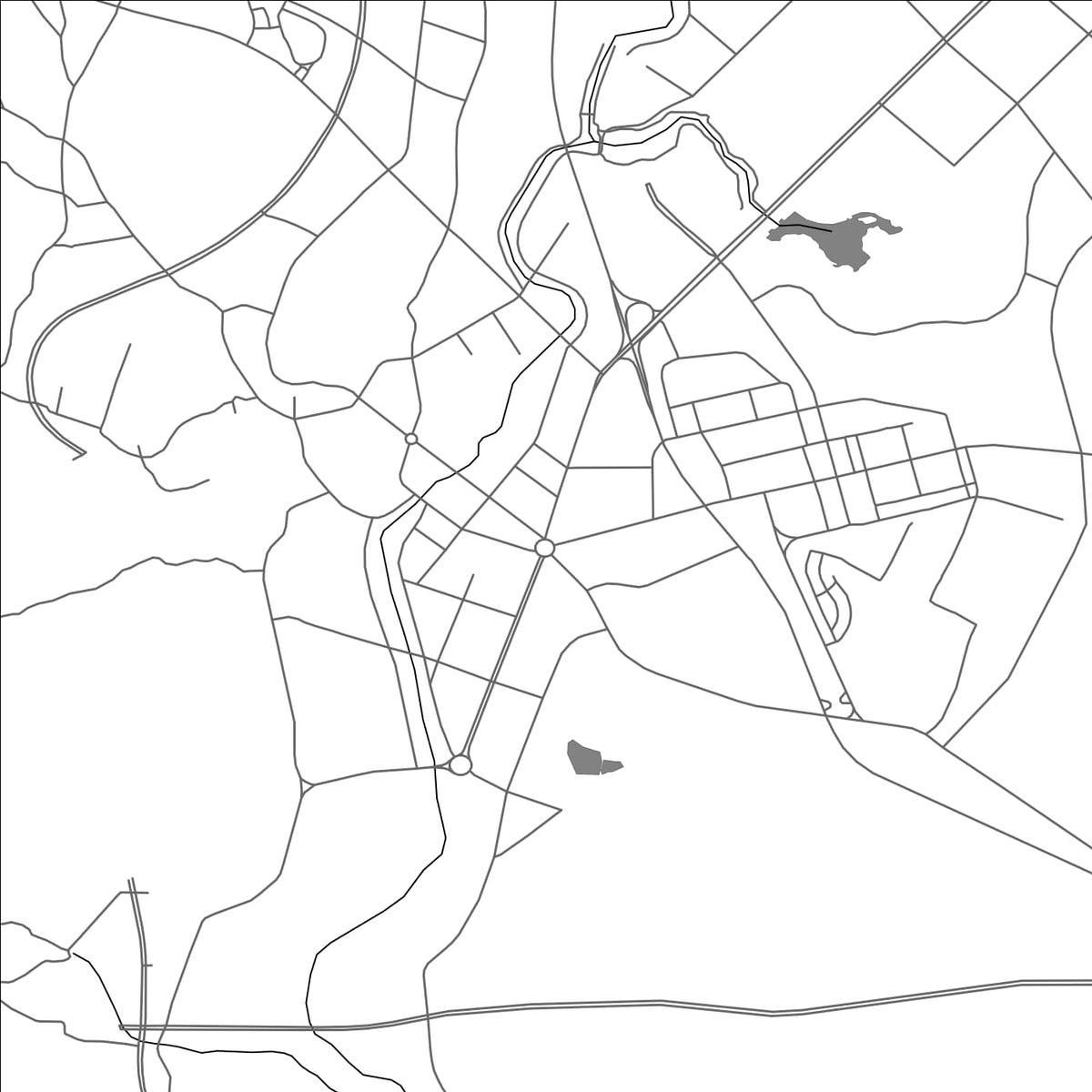 ROAD MAP OF SHILIN, CHINA BY MAPBAKES