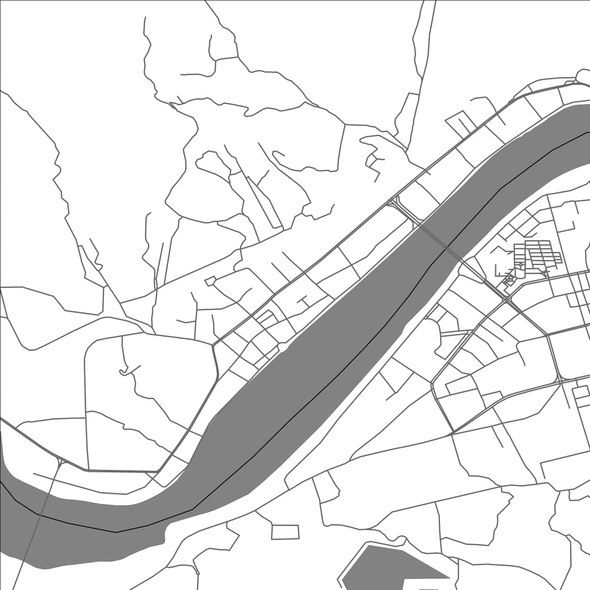 ROAD MAP OF SHIMEN, CHINA BY MAPBAKES