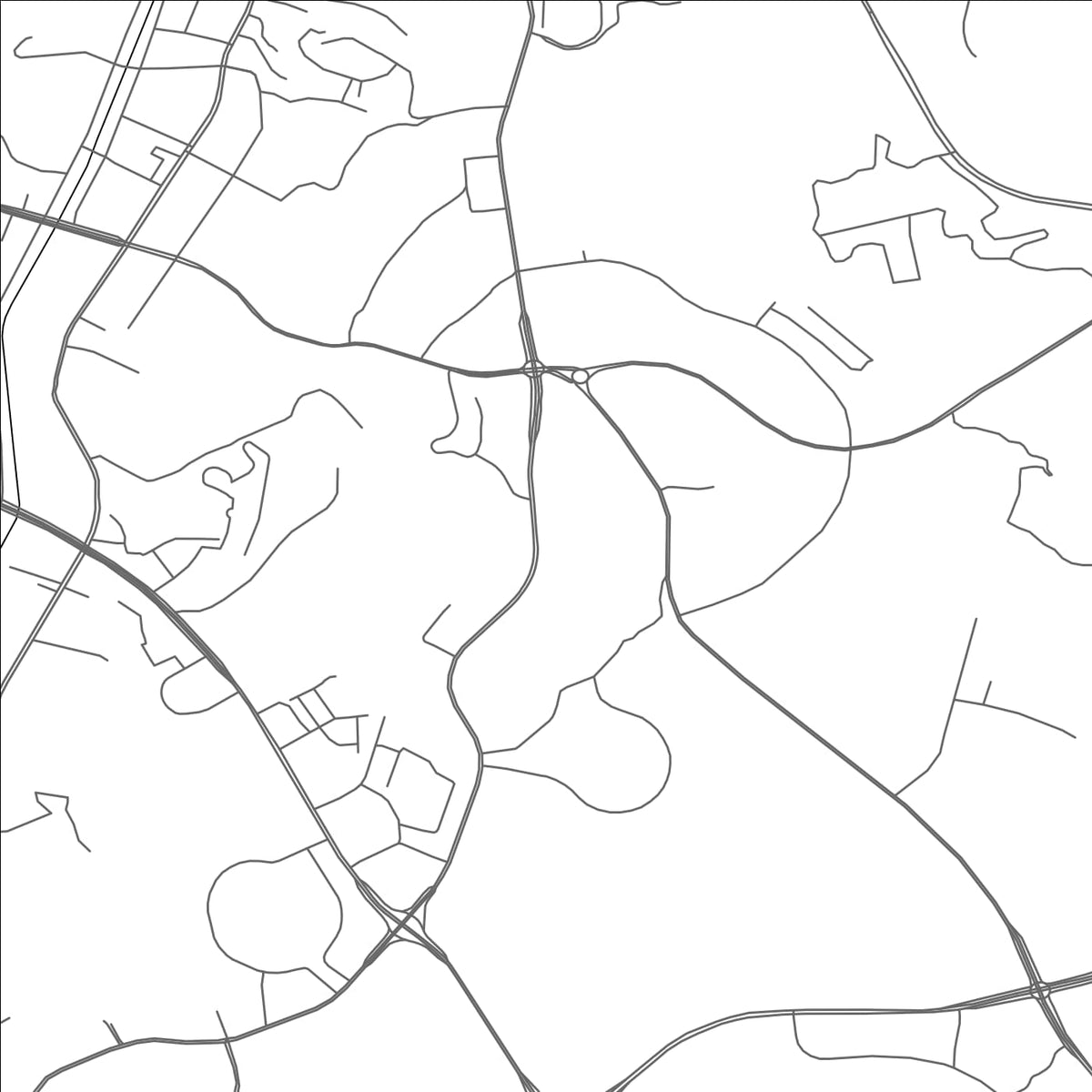 ROAD MAP OF SHIYAN, CHINA BY MAPBAKES