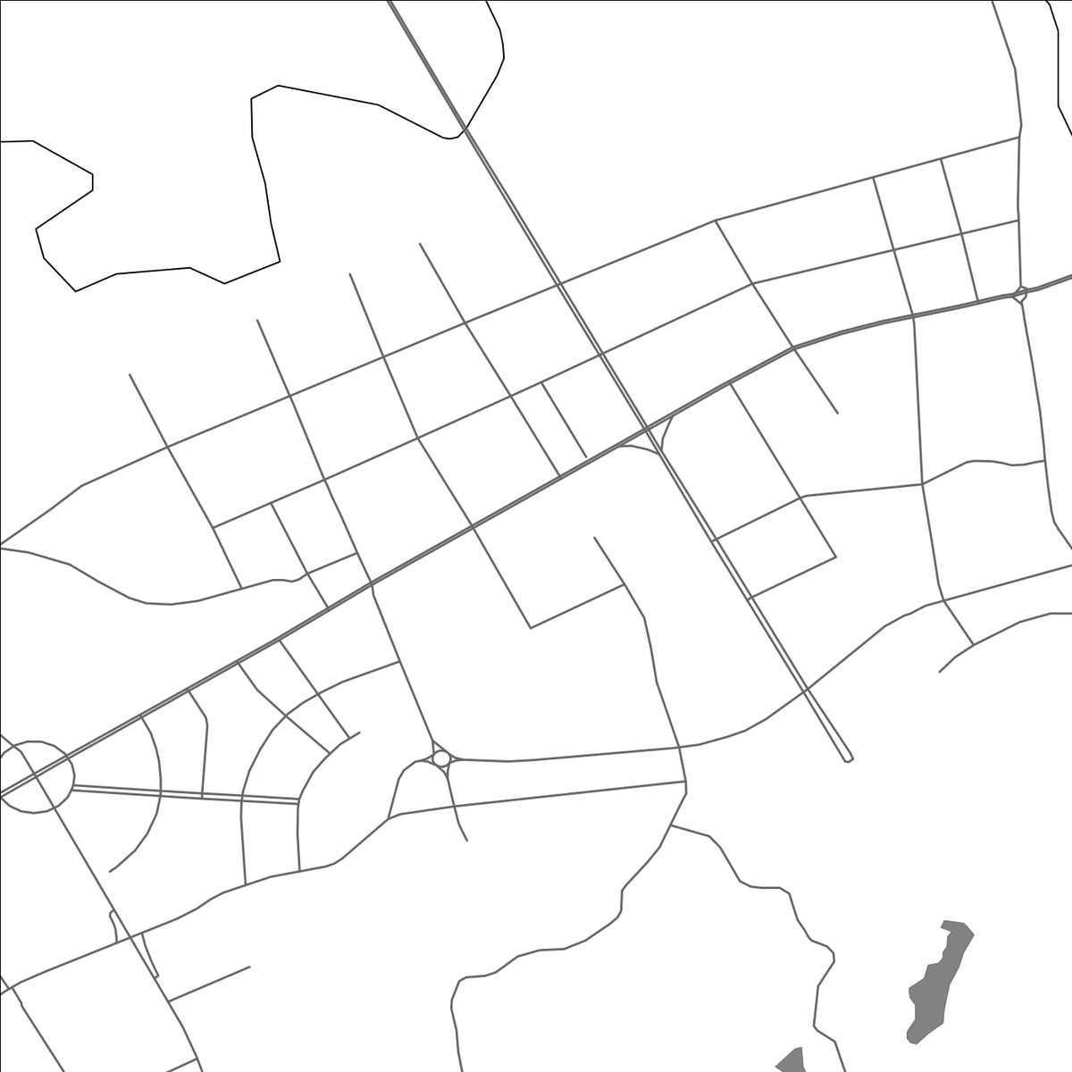 ROAD MAP OF SHUANGFENG, CHINA BY MAPBAKES