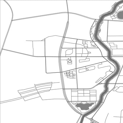 ROAD MAP OF SHUANGYASHAN, CHINA BY MAPBAKES