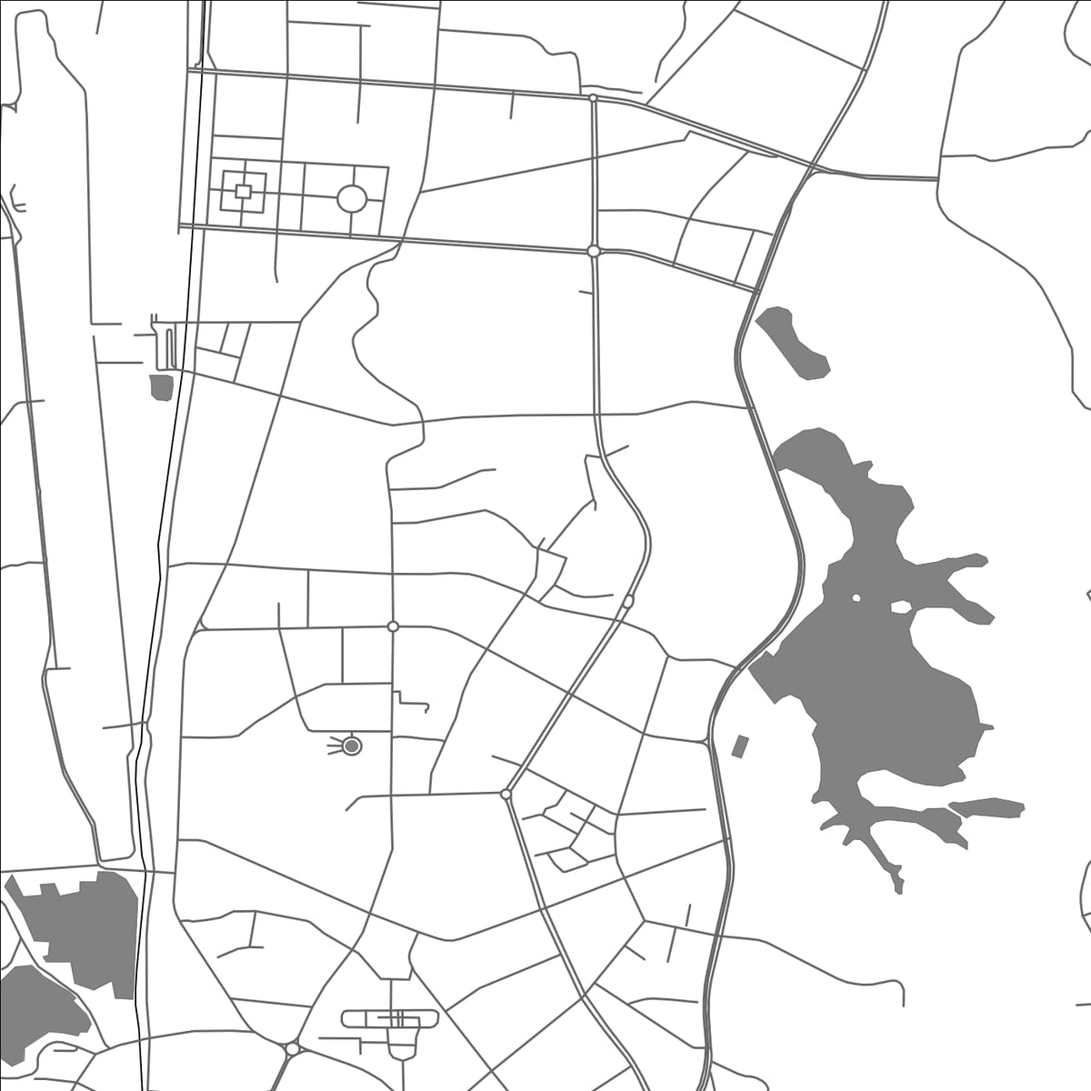 ROAD MAP OF SIMAO, CHINA BY MAPBAKES