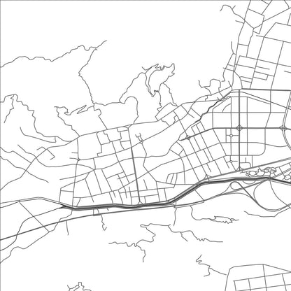 ROAD MAP OF SONGCHENG, CHINA BY MAPBAKES
