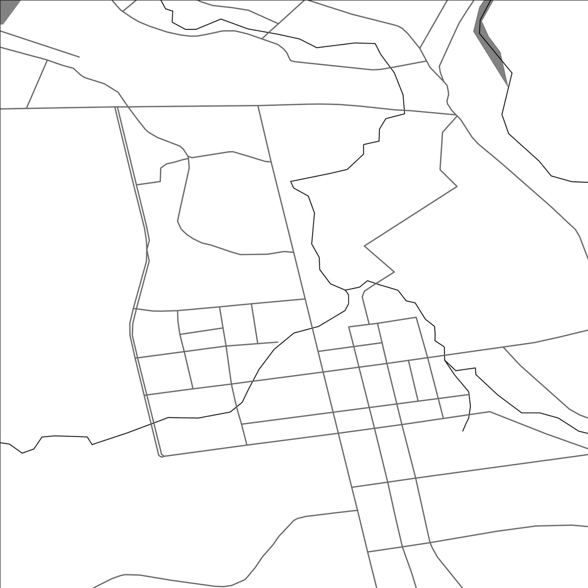 ROAD MAP OF SONGJIANGHE, CHINA BY MAPBAKES