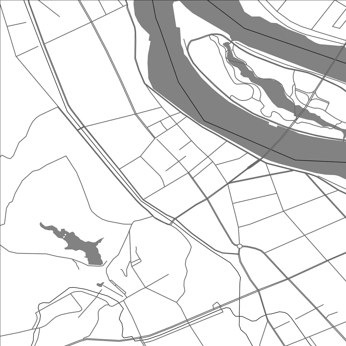 ROAD MAP OF SUINING, CHINA BY MAPBAKES