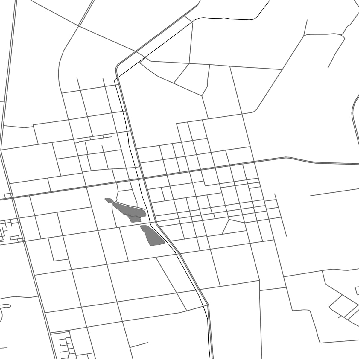 ROAD MAP OF SUJIATUN, CHINA BY MAPBAKES