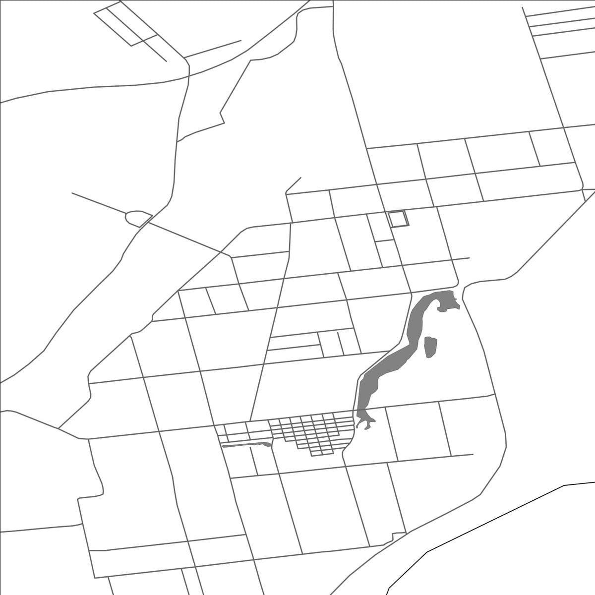 ROAD MAP OF TAHE, CHINA BY MAPBAKES