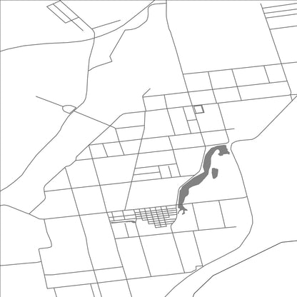 ROAD MAP OF TAHE, CHINA BY MAPBAKES