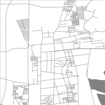 ROAD MAP OF TAILAI, CHINA BY MAPBAKES