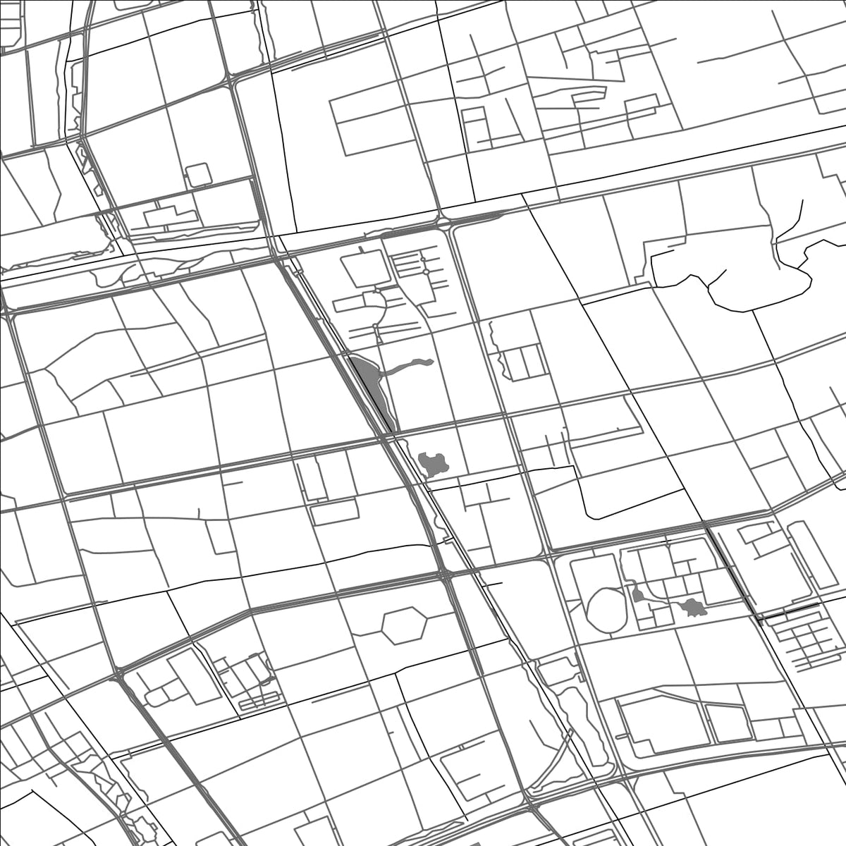 ROAD MAP OF TAIXING, CHINA BY MAPBAKES