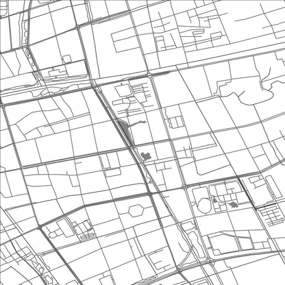 ROAD MAP OF TAIXING, CHINA BY MAPBAKES