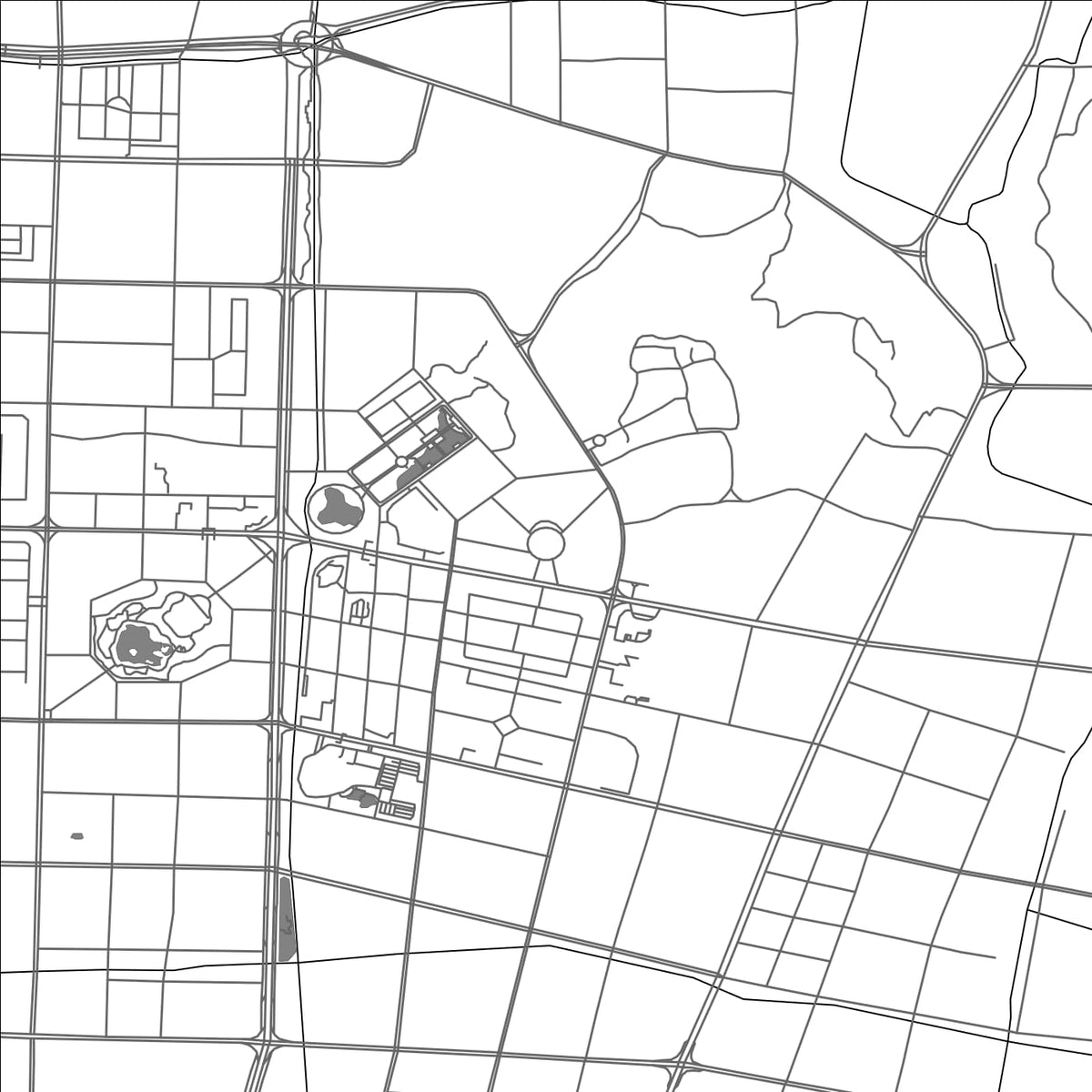 ROAD MAP OF TAIZHOU, CHINA BY MAPBAKES