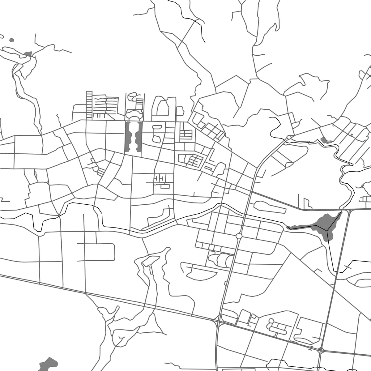 ROAD MAP OF TANGXIANG, CHINA BY MAPBAKES