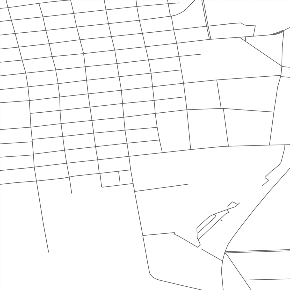 ROAD MAP OF TAONAN, CHINA BY MAPBAKES