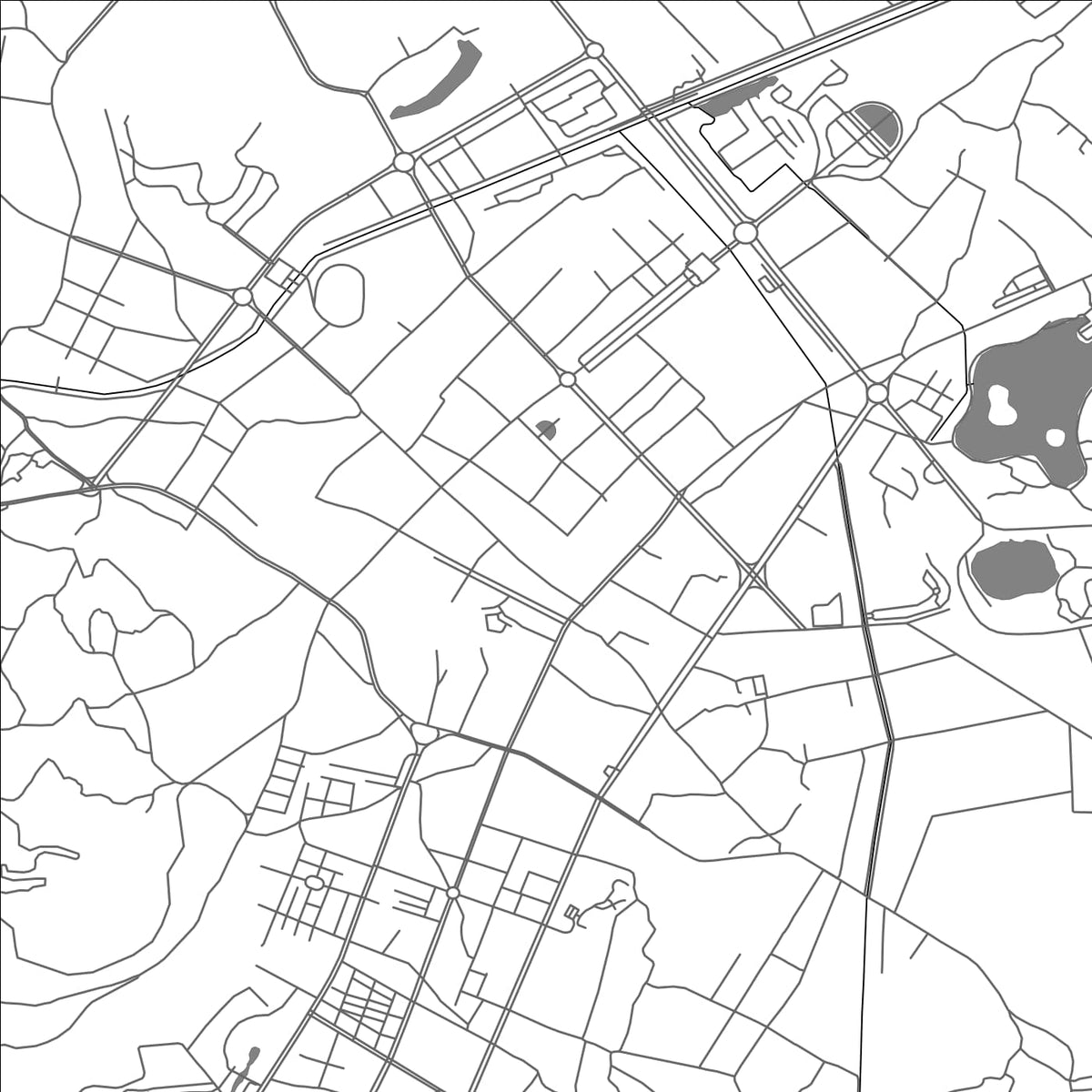 ROAD MAP OF TENGYUE, CHINA BY MAPBAKES