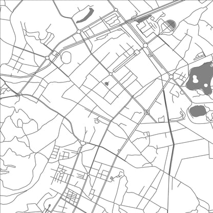 ROAD MAP OF TENGYUE, CHINA BY MAPBAKES