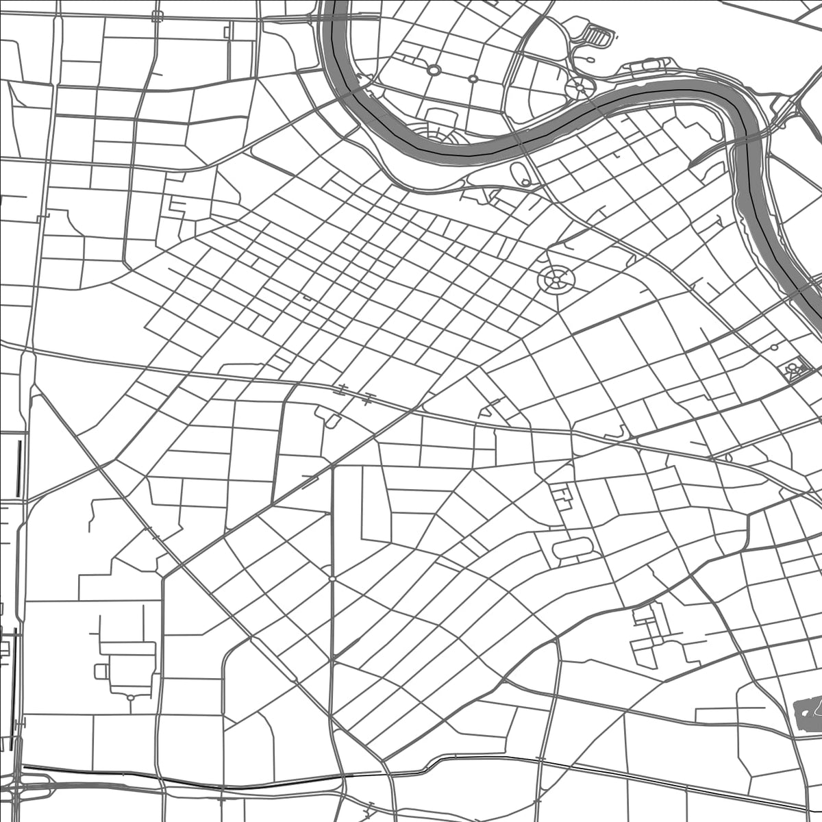 ROAD MAP OF TIANJIN, CHINA BY MAPBAKES