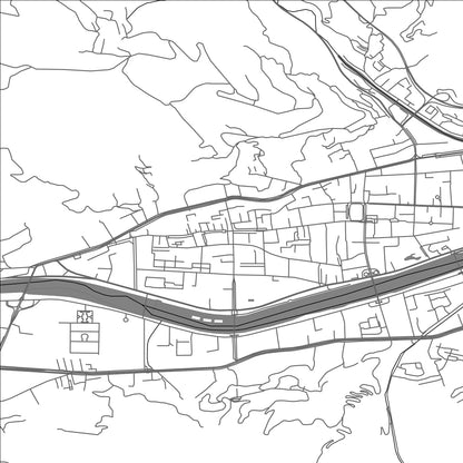 ROAD MAP OF TIANSHUI, CHINA BY MAPBAKES