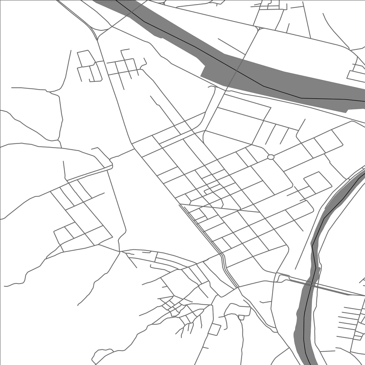ROAD MAP OF TUMEN, CHINA BY MAPBAKES