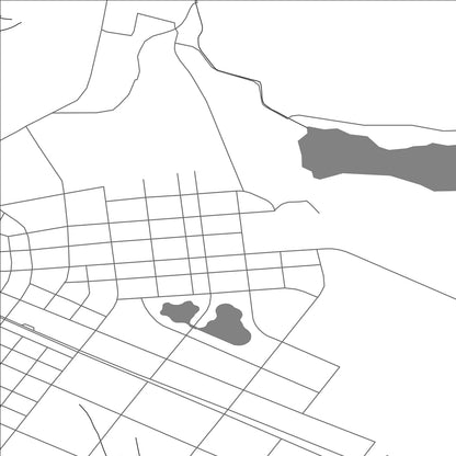ROAD MAP OF TURPAN, CHINA BY MAPBAKES