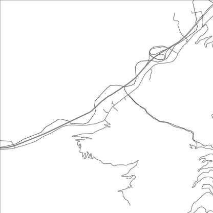 ROAD MAP OF WAINA, CHINA BY MAPBAKES