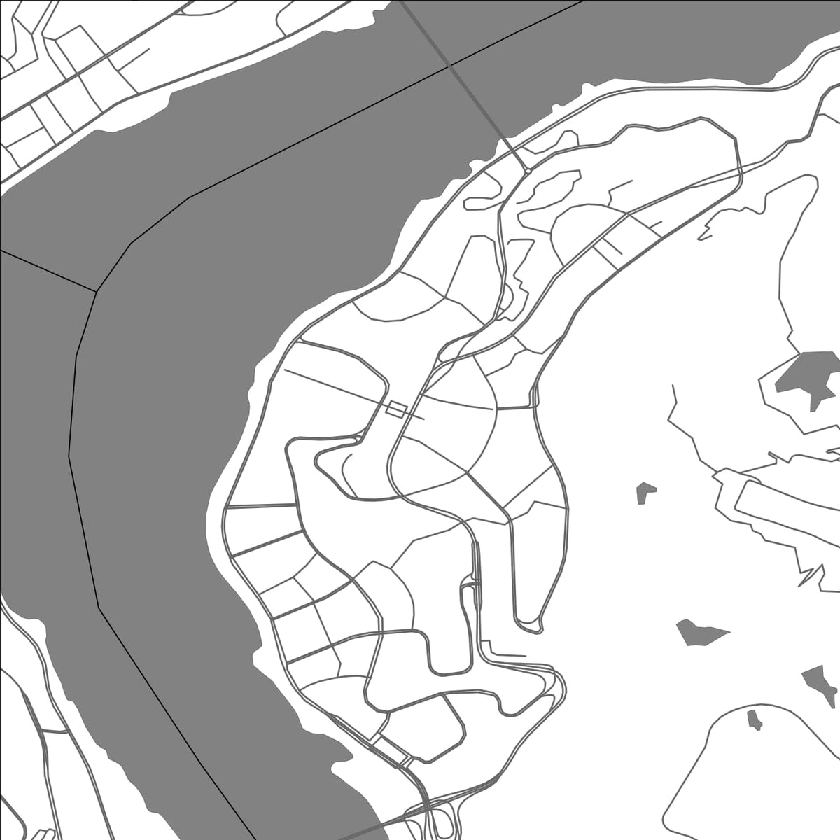 ROAD MAP OF WANZHOU, CHINA BY MAPBAKES