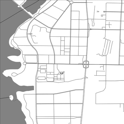 ROAD MAP OF WUHAI, CHINA BY MAPBAKES