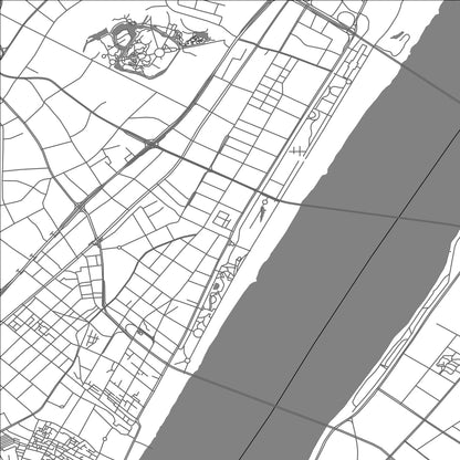 ROAD MAP OF WUHAN, CHINA BY MAPBAKES