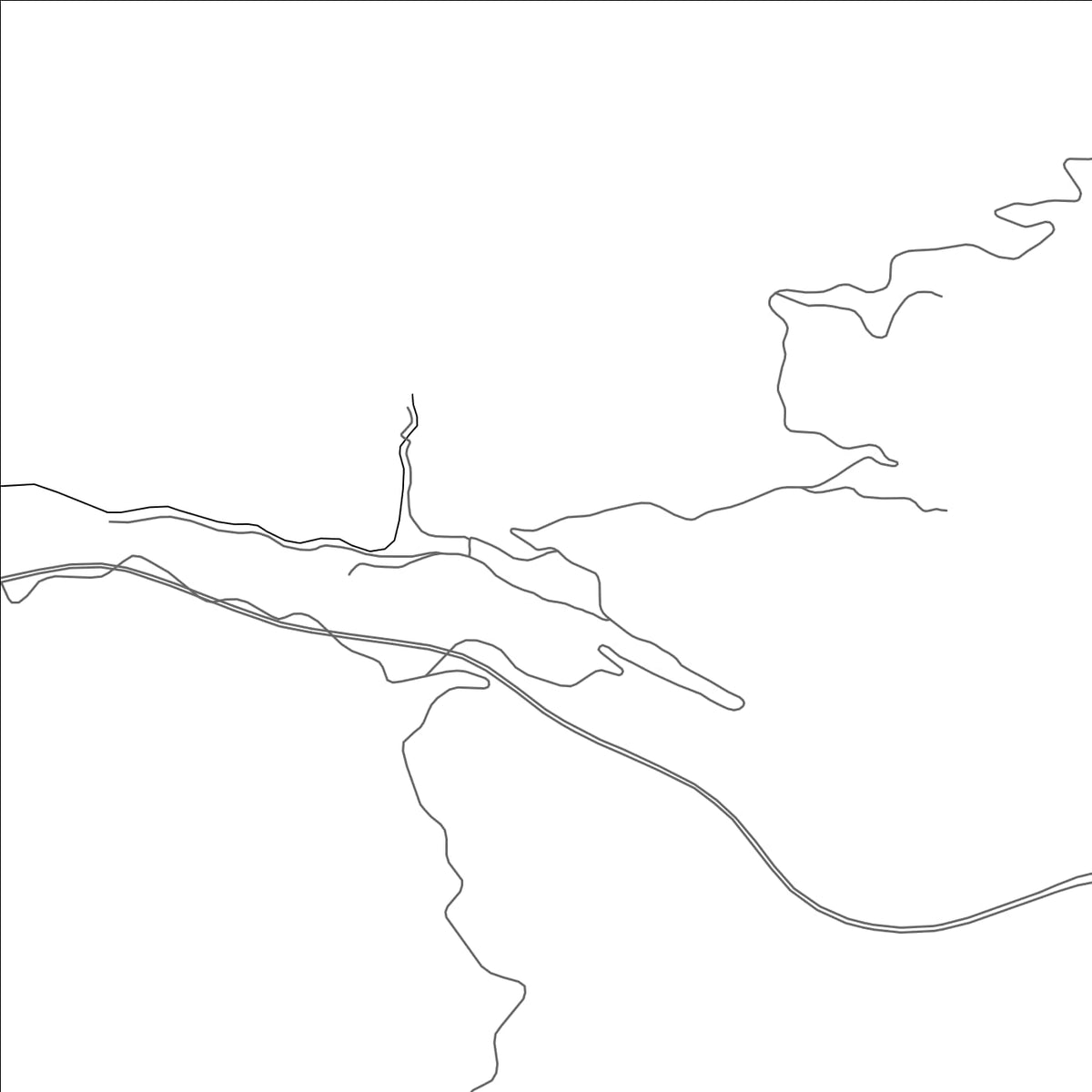 ROAD MAP OF WULONG, CHINA BY MAPBAKES