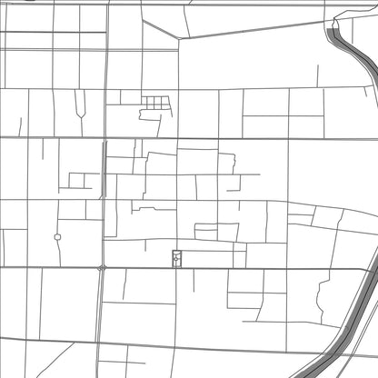 ROAD MAP OF WUWEI, CHINA BY MAPBAKES