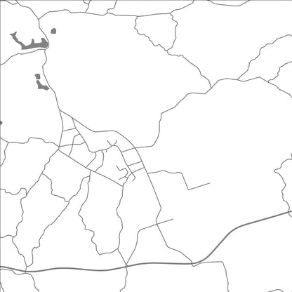 ROAD MAP OF XIABA, CHINA BY MAPBAKES