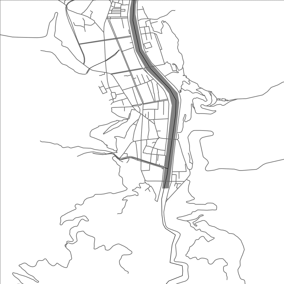 ROAD MAP OF XIANGCHENG CHENGGUANZHEN, CHINA BY MAPBAKES