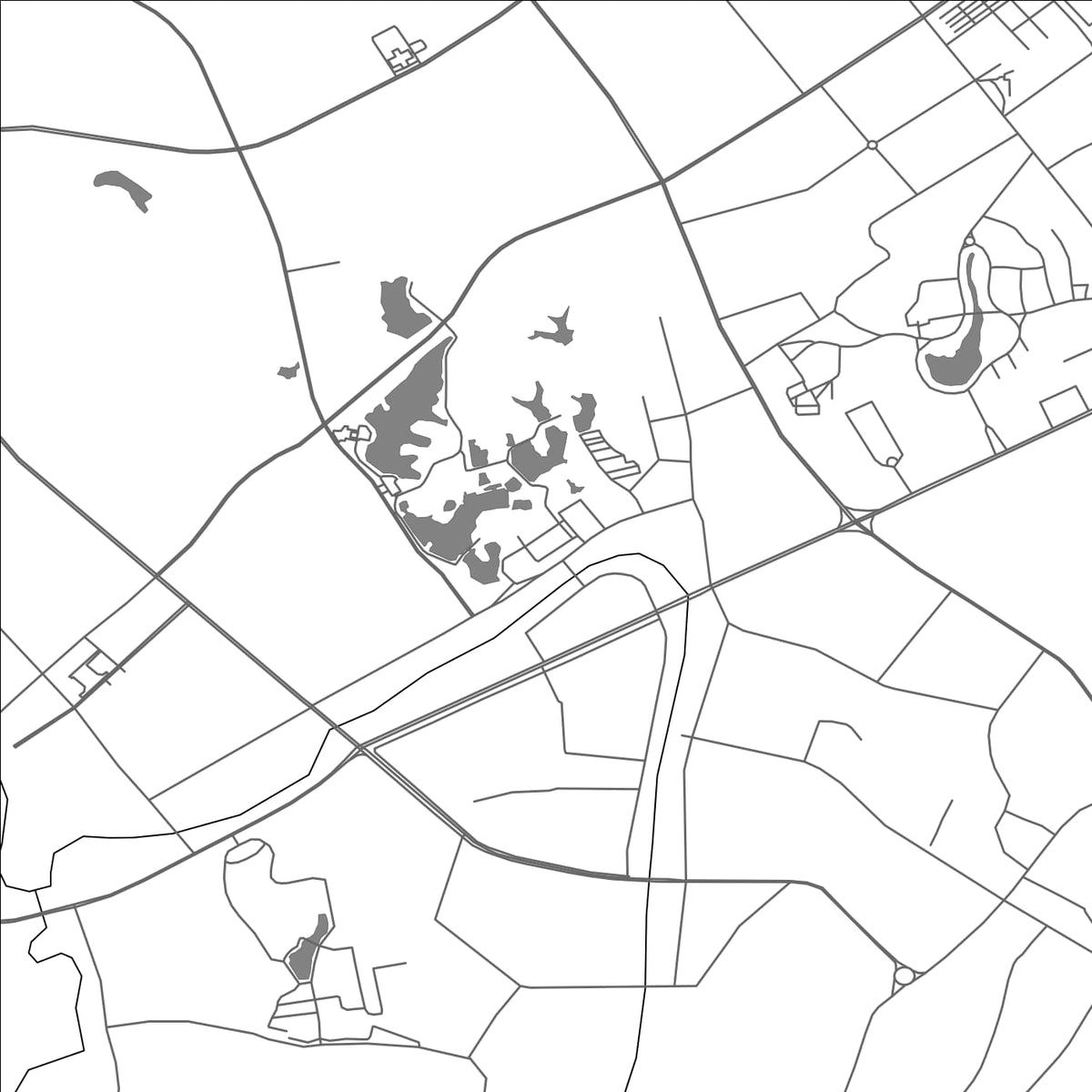 ROAD MAP OF XIANNING, CHINA BY MAPBAKES