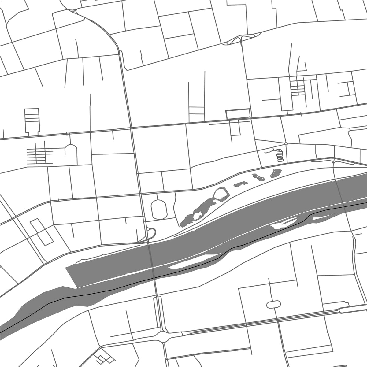 ROAD MAP OF XIANYANG, CHINA BY MAPBAKES