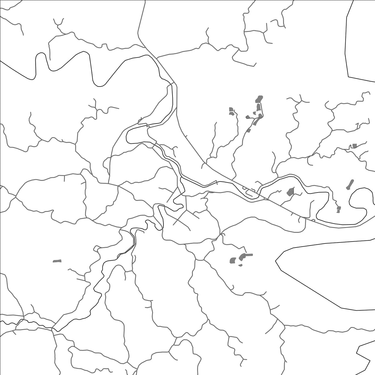ROAD MAP OF XIAODU, CHINA BY MAPBAKES
