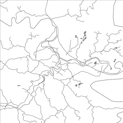 ROAD MAP OF XIAODU, CHINA BY MAPBAKES