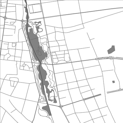 ROAD MAP OF XIAOGAN, CHINA BY MAPBAKES