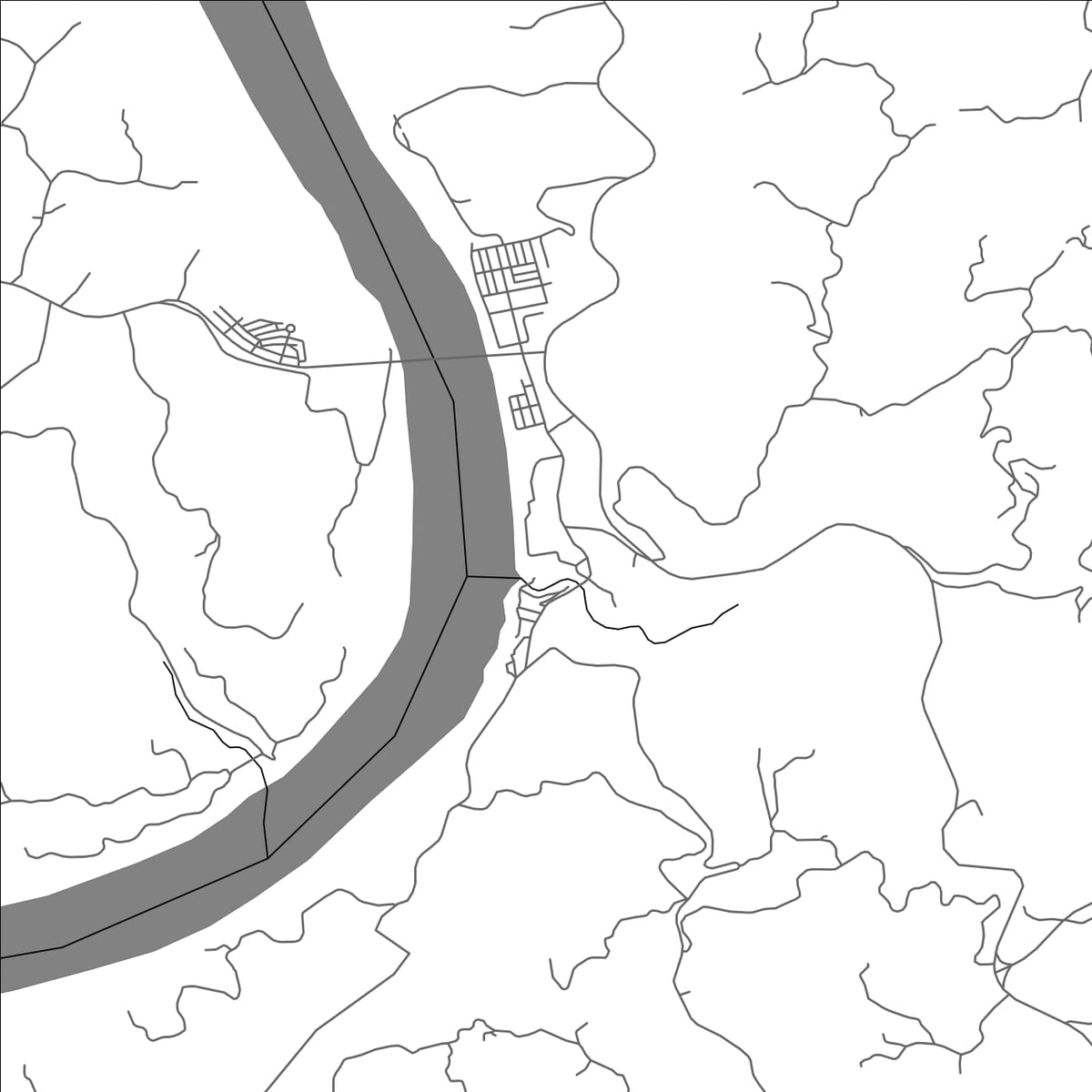 ROAD MAP OF XIAOMIAN, CHINA BY MAPBAKES